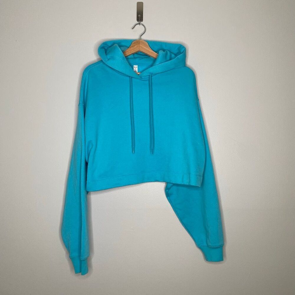 Alo Yoga Bae Hoodie in Bright Aqua - Medium - Picture 2 of 6